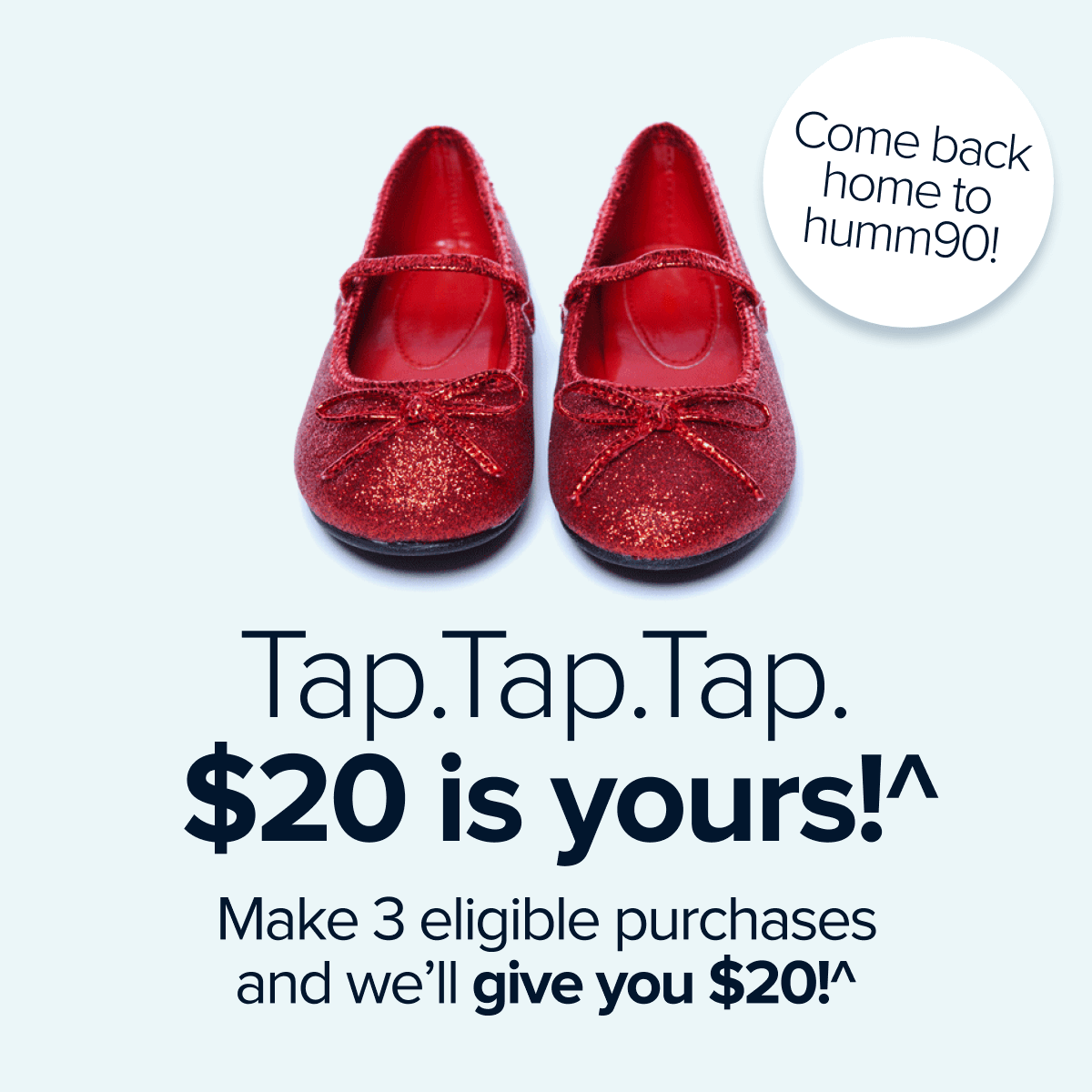 Tap.Tap.Tap. $20 is yours!^