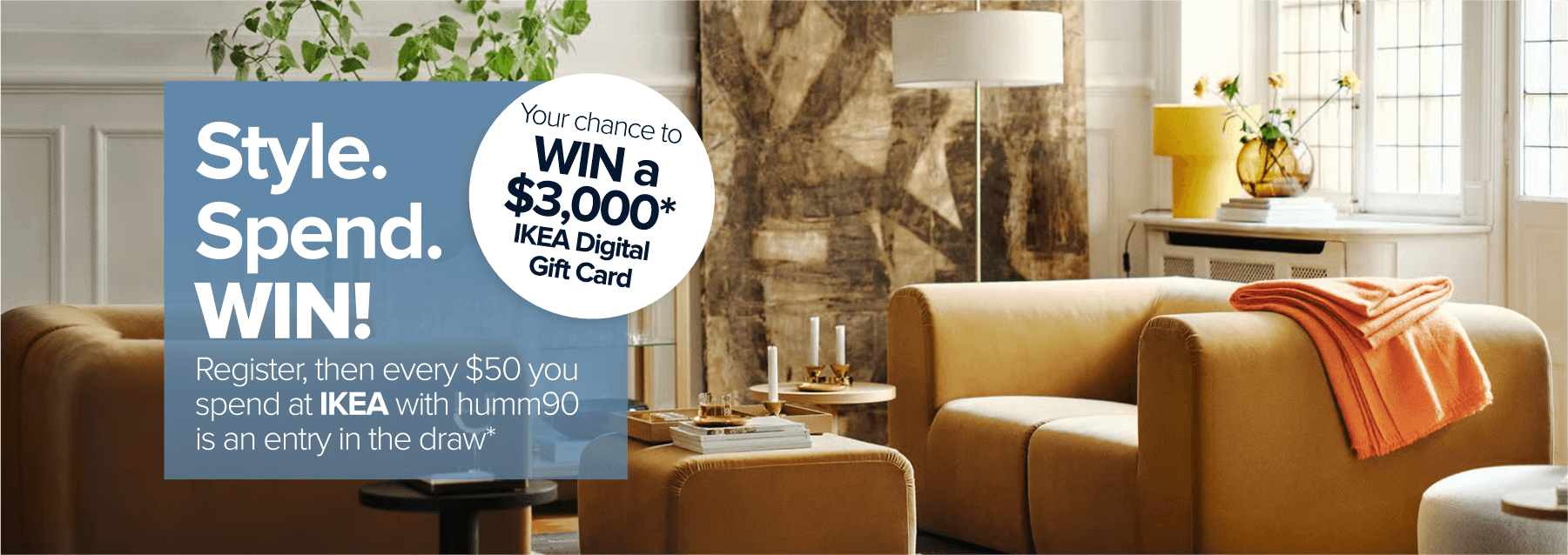 Style, spend, win!