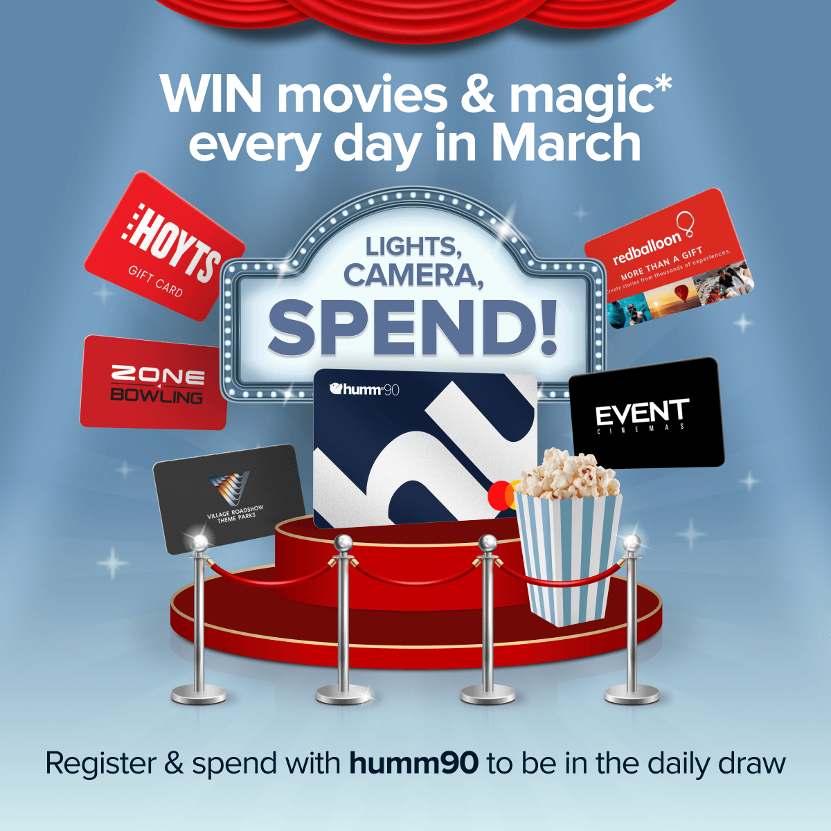 Win movies and magic